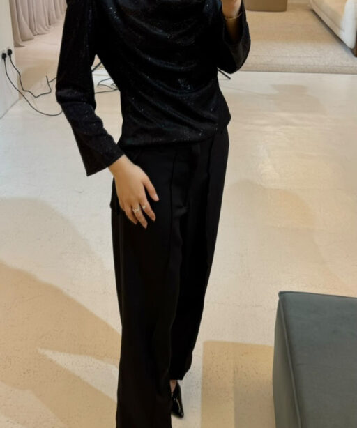 Alternative view of top Clara glitter